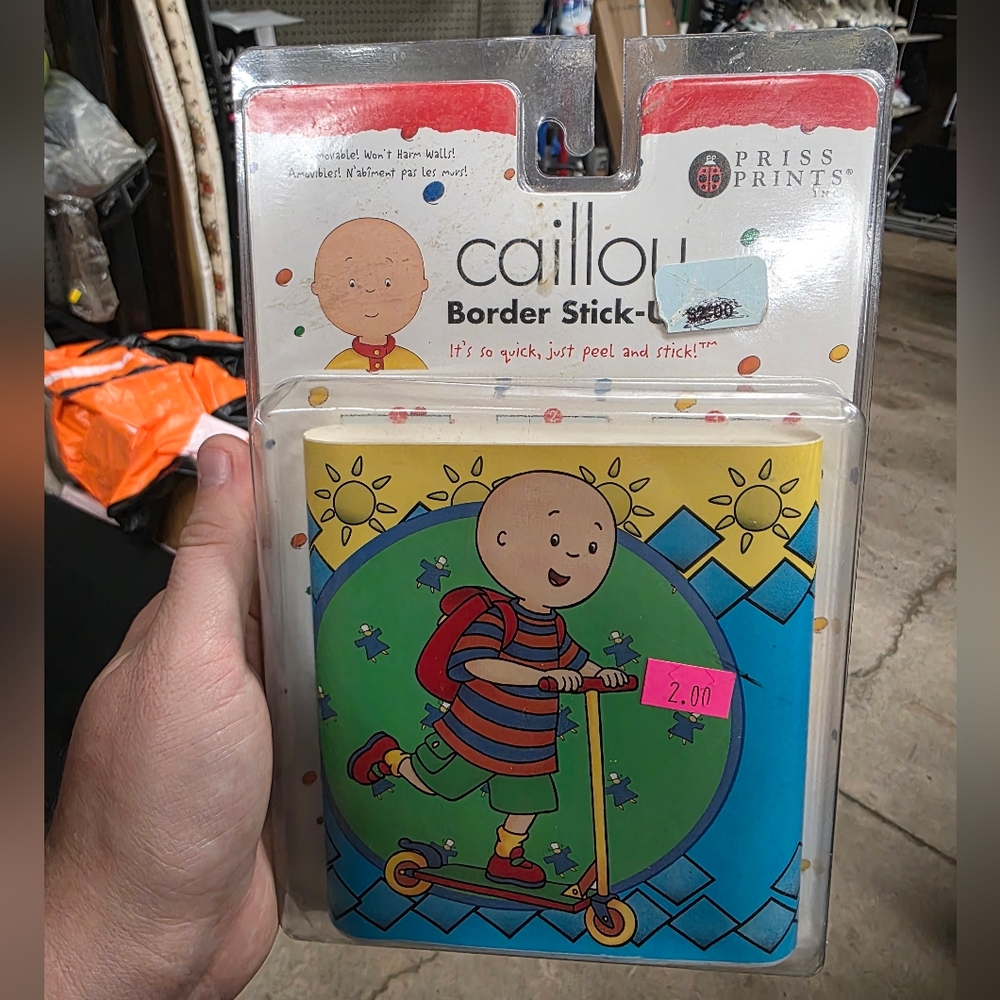 Caillou Border Stick-Ups by - Multicolor